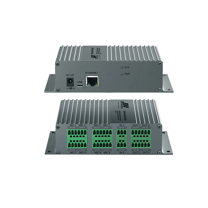 10 dan 4 ta chiqish mini raqamli audio protsessor qutisi